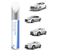 PARTS4EV Matita per vernice A4D Arctic White per Mazda - Corrispondenza esatta per chip e graffi