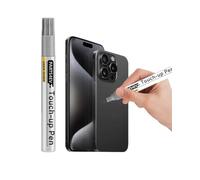 PARTS4EV Nero titanio per iPhone 16 Pro/16 Pro Max, riparazione antigraffio sul lato della custodia, soluzione facile e veloce per la riparazione, penna per rimozione graffi con 1 punta di ricambio