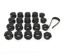 Partsdealers Set di copridadi per Volvo S60 S80 S90 V60 V90 XC40 XC60 XC90 POLESTAR (tipo grande, nero)