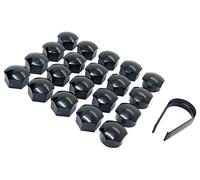 Partsdealers Set di copridadi per Volvo S60 S80 S90 V60 V90 XC40 XC60 XC90 POLESTAR (tipo piccolo, nero)