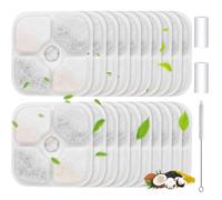 PARTSEE 20 Filtri per Fontana per Gatti Compatibile con Catit Pixi (2,5L) - Triplo Filtrazione con Carbone Attivo e Resina, Confezionato Singolarmente per Modello 43717