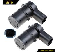 PARTSLINE 2 Sensori Parcheggio Retromarcia PEUGEOT 307 607 Nero