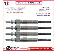 PARTSLINE 4 Candelette Di Accensione Roomster Bora Golf Passat Polo 1.4 TDI