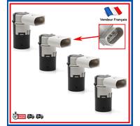 PARTSLINE 4 Capteur Parcheggio Radar Retromarcia 3 Connessioni Nero 4B0919275A