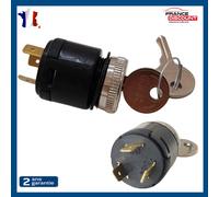 PARTSLINE Barillet Contatto 3 PIN Antivol Direzione Universale Con Chiavi