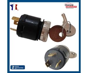 PARTSLINE Barillet Contatto 3 PIN Antivol Direzione Universale Con Chiavi