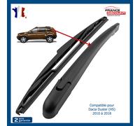 PARTSLINE Braccio + Tergi posteriore per Dacia Duster 305 mm Nero 7701066672