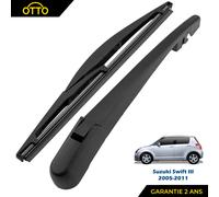 PARTSLINE Braccio Tergi Posteriore per SUZUKI Swift III 2005-2011, Nero 250 mm