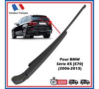 PARTSLINE Braccio Tergicristallo Posteriore Nero Per BMW X5 E70 7206357 390 mm