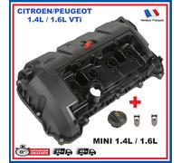 PARTSLINE Coperchio Cache-culbuteur Copri Coperchio Testata 1,4 1,6 VTI Nero