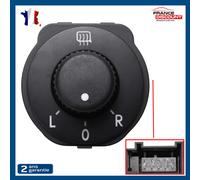 PARTSLINE Interruttore Molette Nero Regolazione Specchietti VW POLO 6R 2009-2017