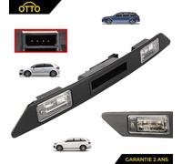 PARTSLINE Supporto Luci Targa Bandeau Baule per AUDI A3 Nero SC60033