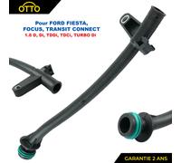 PARTSLINE Tubo Per Asta Olio Supporto Jauge Nera Per FORD FIESTA FOCUS TRANSIT