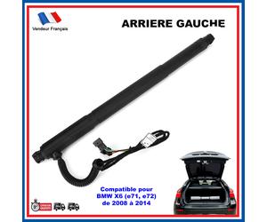 PARTSLINE VERIN Di Cofano Elettrico Nero Per BMW X6 E71 E72 51244887653