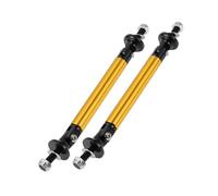 Partuto 2 pezzi 75mm Astine di Supporto per Splitter Auto Regolabili Astine di Supporto per Labbro Anteriore Posteriore Splitter Asta di Tiraggio Barre di Supporto in Lega di Alluminio