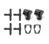 Partuto Kit Ugelli Lavavetro per Dodge Nitro 07-11 Ugelli Spruzzatori Parabrezza Ugelli Lavavetro Ugelli Spruzzatori No.55157319AA 2 Pz Guarnizioni 4 Pz Connettore a T