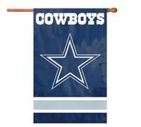 Party Animal NFL Unisex Applique Banner Flag, AFDA, Dallas Cowboys, Taglia Unica