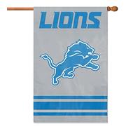 Party Animal NFL Unisex Applique Banner Flag, AFDE, Detroit Lions, Taglia Unica