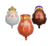 Party Balloons - 3 King-Themed Set | Thickened Decorative Balloons For Family Gatherings, Festivals, Holidays, Outdoor Events, Carnivals, Parks, And Birthday Or Celebration Parties