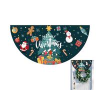 Party Banner - Christmas Bunting Flag, Half Fan-Shaped Polyester Decoration | Hangable Festive Banner For Indoor And Outdoor Celebrations, Parties, Yards, Classrooms, Fireplaces And Holiday Events Usa