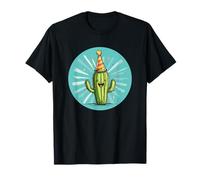 Party Cactus Indossa Un Cappello Festivo con Stile per Le celebrazioni Maglietta