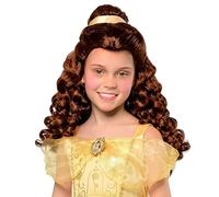 Party City Disney Princess La Bella e la Bestia: Belle parrucca per bambini e ragazze, taglia unica