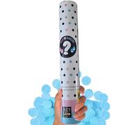 Party Day Cannoni Coriandoli Rivelazione Sesso Bambino - Gender Reveal Party Girl O Ragazzo - Tubo Confetti Blu Uso Singolo - Annuncio Gravidanza Creativa - Sorpresa Famiglia 30cm