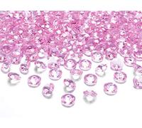 Party Deco Conf. 100 Diamantini da Tavolo, Rosa, Confezione