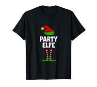 Party Elfo Tshirt Natale Vestito Donna Signore Natale Maglietta