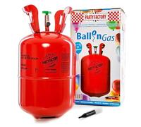 Party Factory - Gas elio per 30 palloncini, bombola di gas elio