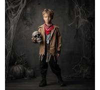 PARTY GO Costumi Halloween Costume bambini Scheletro Cowboy Costume,Adatto Per Altezze Comprese Tra 110 E 120cm