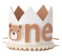 Party Hat for First Birthday Birthday - Party Glitter for First Crown Hat
