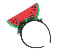 Party Headband - Fruit Shape ABS Felt Costume Headpiece, Dress Up Prop | Strawberry Watermelon Novelty Hair Accessory, Celebration Favor For School Events, Weddings, Concerts, Family Gatherings
