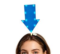 Party Headbands - Light Up Headband | Funny Costume Hair Accessory | Built In LED Light Effects, Fast Flash Slow Flash Steady Modes, Lightweight Comfortable Wear, For Halloween Cosplay Parties
