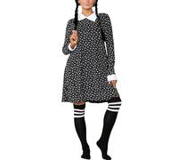 Party HuB Costume da donna gotico da scuola, costume da Halloween, costume da swing per cosplay, giochi di ruolo