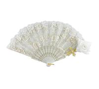 Party LED Hand Fan Boots On The Ground Fan Hand Popping Fan per le donne Grandi fan per Line Dancing Glowing Stage Performance Compleanno Matrimonio Casa Krf89 (A, Taglia unica)