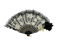Party LED Hand Fan Boots On The Ground Fan Hand Popping Fan per le donne Grandi fan per Line Dancing incandescente Stage Performance Compleanno Matrimonio Casa Krf89 (C, Taglia unica)
