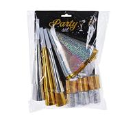 PARTY LIGHTING 83223 END-of Year Cotillon Bag Pack for 10 People, Multicoloured