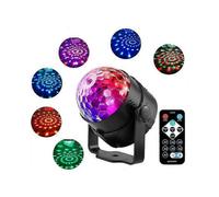 Party lights, stage lights with remote control, 6 colour disco ball lights, family room strobe lights dance bar karaoke Christmas wedding show club