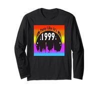 Party Like Its 1999 - Design Arcobaleno di New York City Maglia a Manica