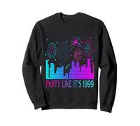 Party Like It's 1999 - Design Astratto di fuochi d'artificio della Città Felpa