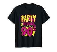 Party Like It's the 90s Retro Design Maglietta