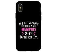Party Memphis Girl cammina nel Tennessee Southern Pride Custodia per iPhone X/XS