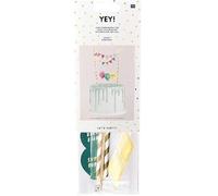 Party Parade - Decorazione per torte"Happy Birthday", multicolore