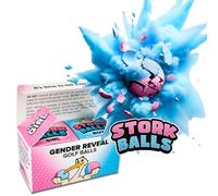 Party Smith Gender Reveal - Palline da golf (2 pezzi) - Palline da golf esplosive con polvere rosa e blu per squadra di neonati o ragazze - idee decorative regali giochi roba - Globos para Revelacion