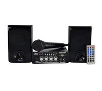 Party Sound & Light PARTY-KA100, kit karaoke, 2 x 50 W, USB SD e Bluetooth, microfono