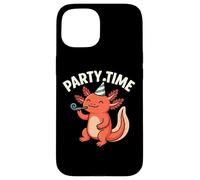 Party Time Axolotl - Simpatico design divertente con animali Custodia per iPhone 15