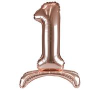 PARTY TIME BLF3219-1-0070 - Palloncino in pellicola con numeri XXL, n. 1, colore: Rosa