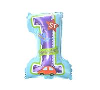 PARTY TIME BLF5795 - Palloncino in pellicola per il primo compleanno, colore: Blu