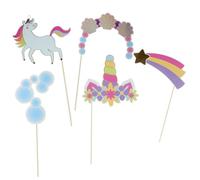 PARTY TIME,EA10198, Accessorio Photobooth Unicorno e Sirena x10, Crea ricordi indimenticabili per Baby Shower, Compleanni e Feste con Questi Accessori Divertenti!